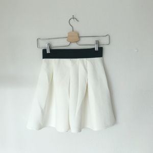 White Skater Skirt